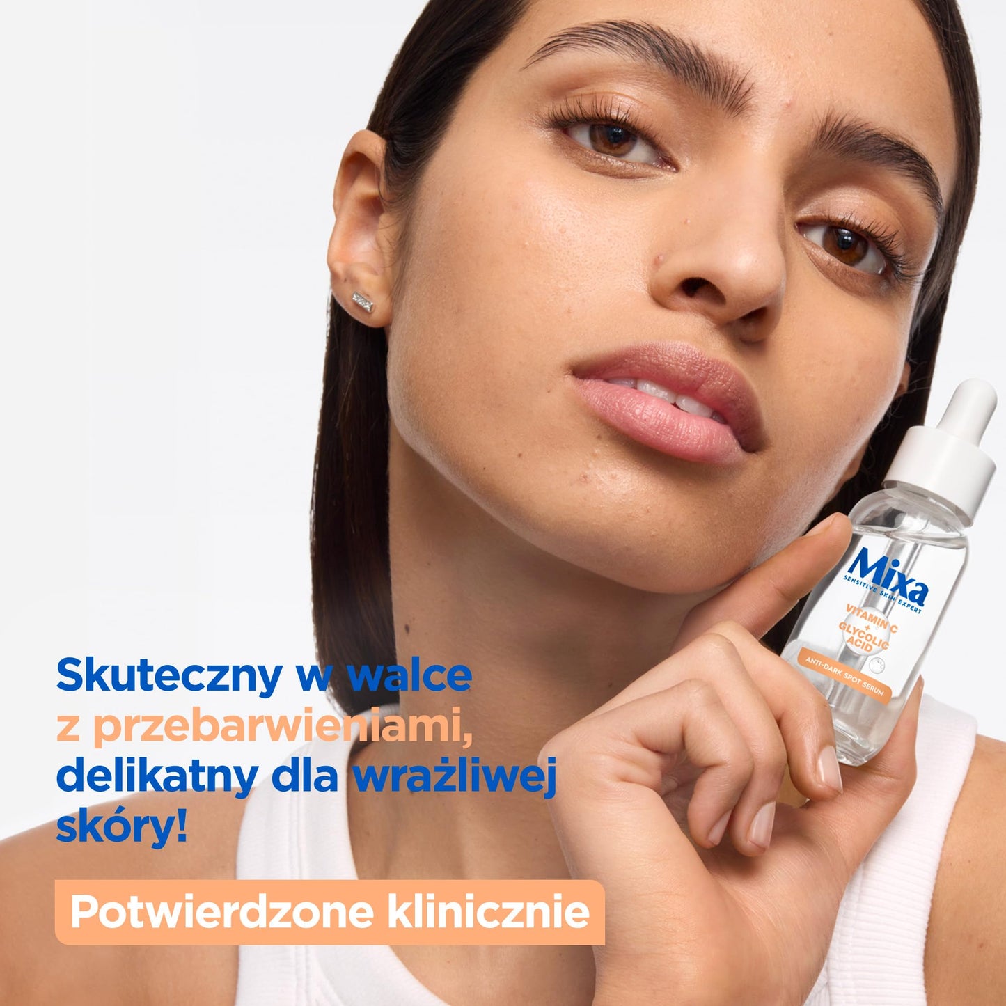 Mixa Anti-Discoloration Facial Serum, Vitamin CG +Glycolic Acid