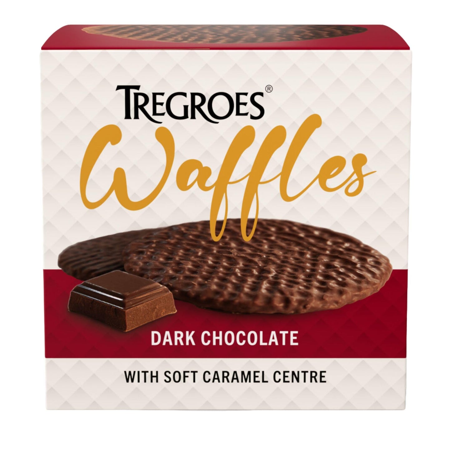 Tregroes Waffles Carton of 6 Dark Chocolate Waffles