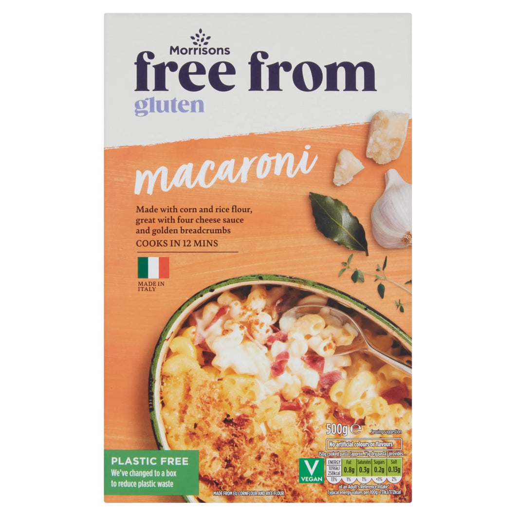 Morrisons Free From Macaroni Pasta 500G