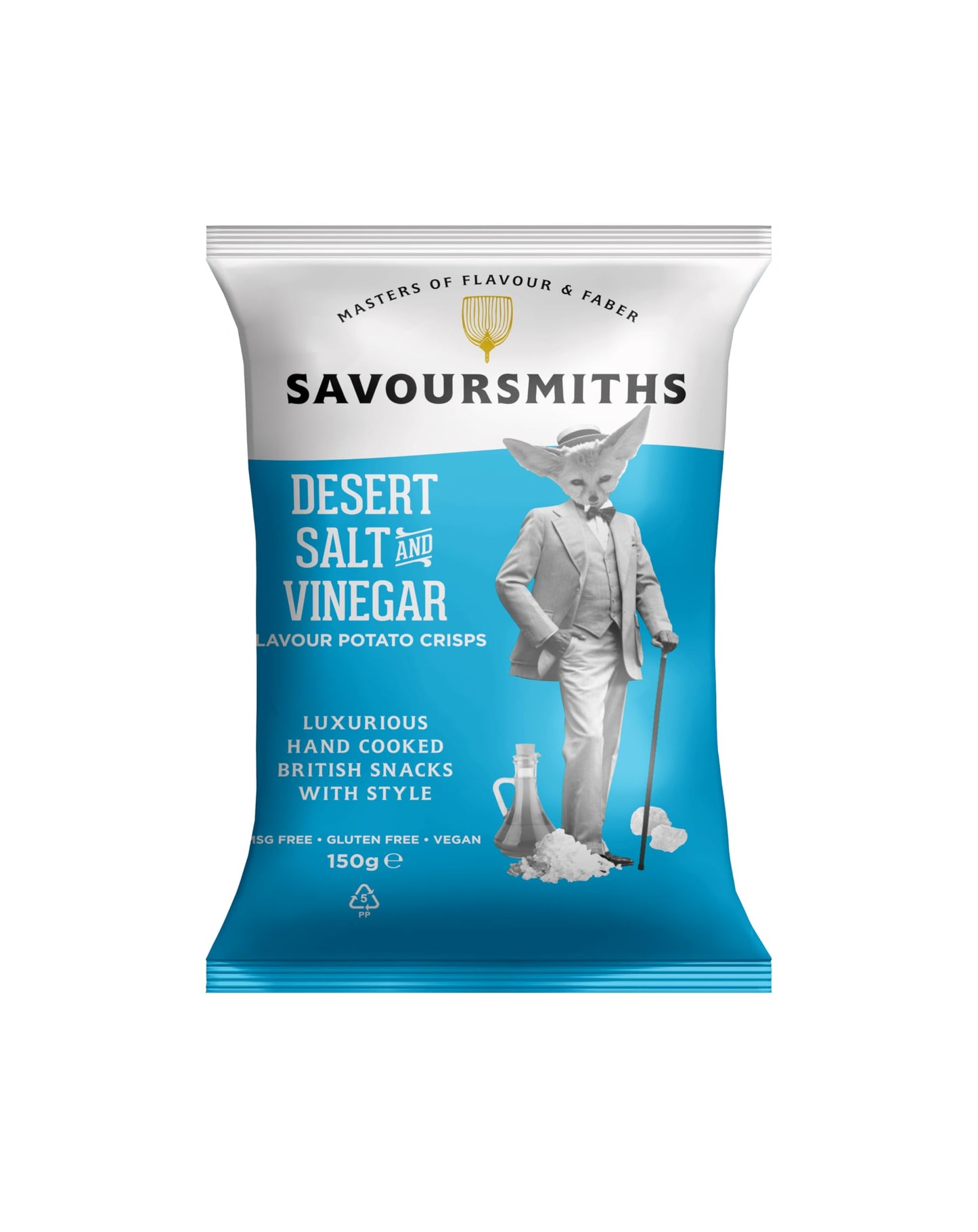 Savoursmiths Desert Salt Potato Crisps, 150 g