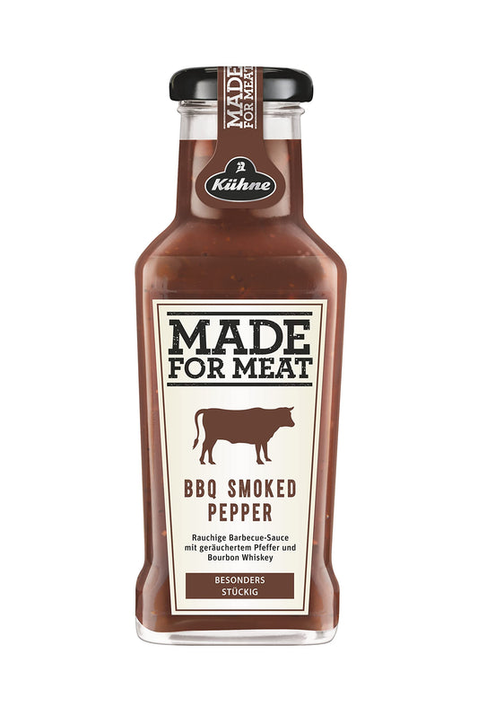 Kuhune Made for Meat - Smoked Pepper BBQ Sauce, 235ml