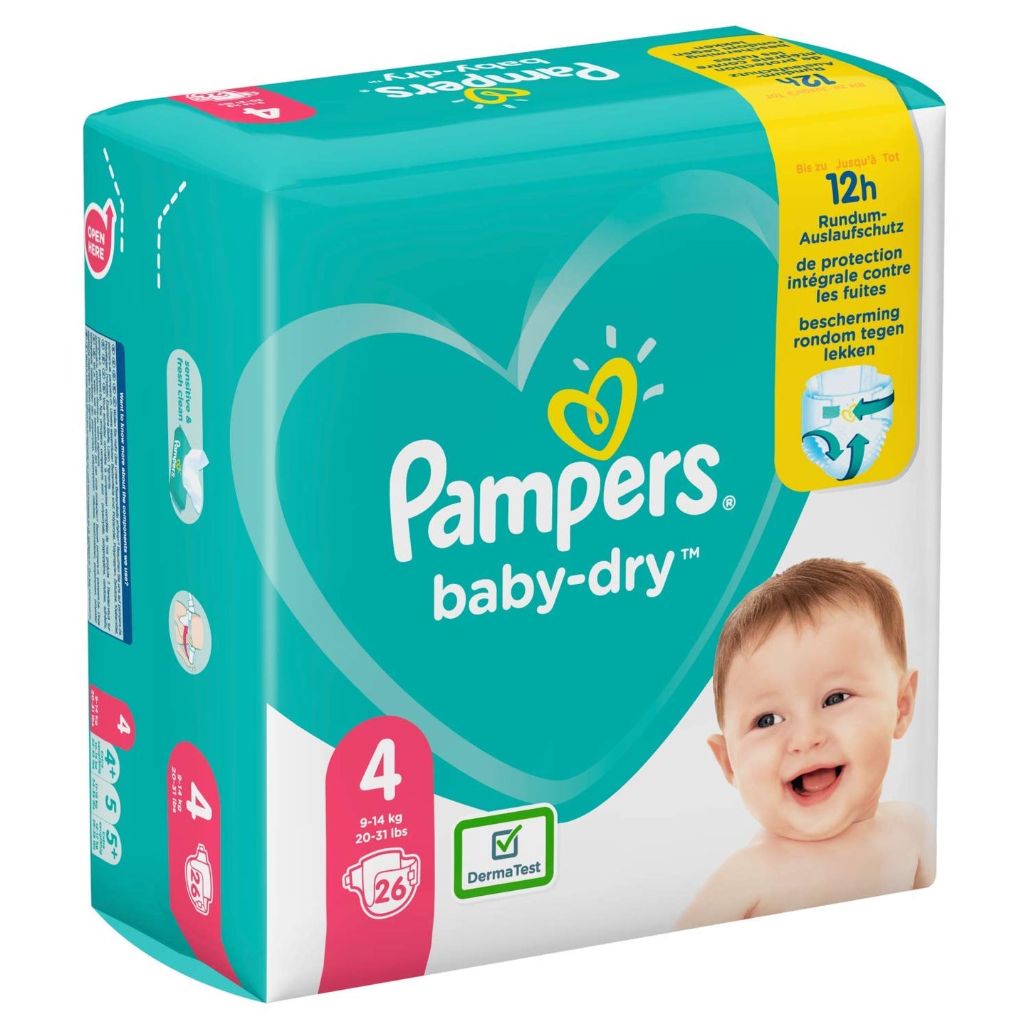 Pampers 81715568 Baby-Dry Pants Nappies, White