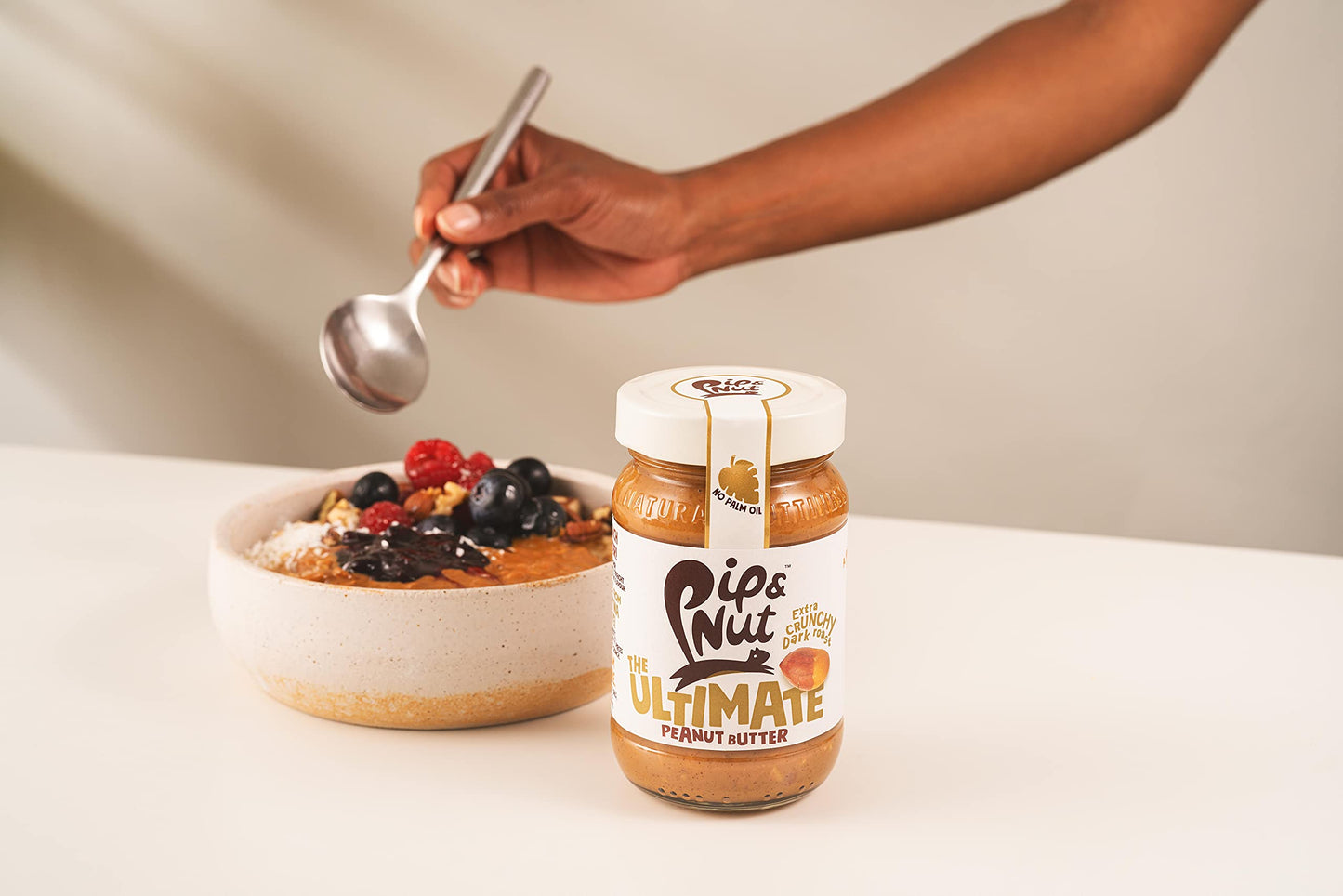 Pip & Nut Ultimate Dark Roast Crunchy Peanut Butter 300g