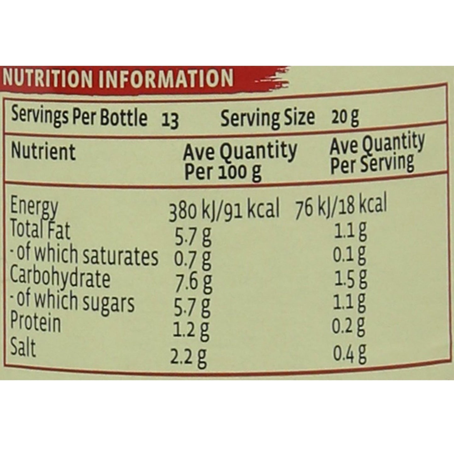 Nandos Hot Peri Peri Marinade 260G