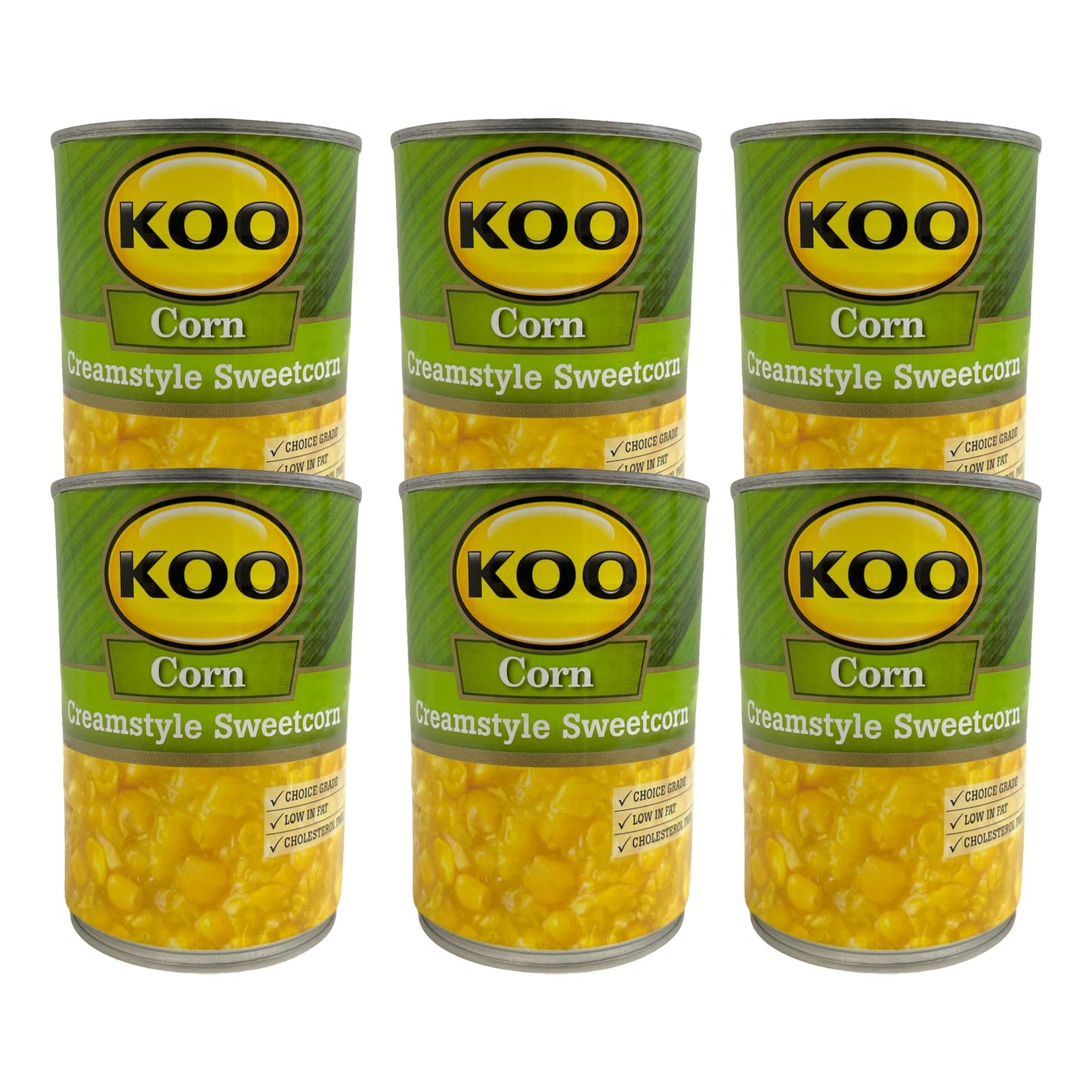 Koo Cream Style Sweetcorn 415g (Pack of 6)
