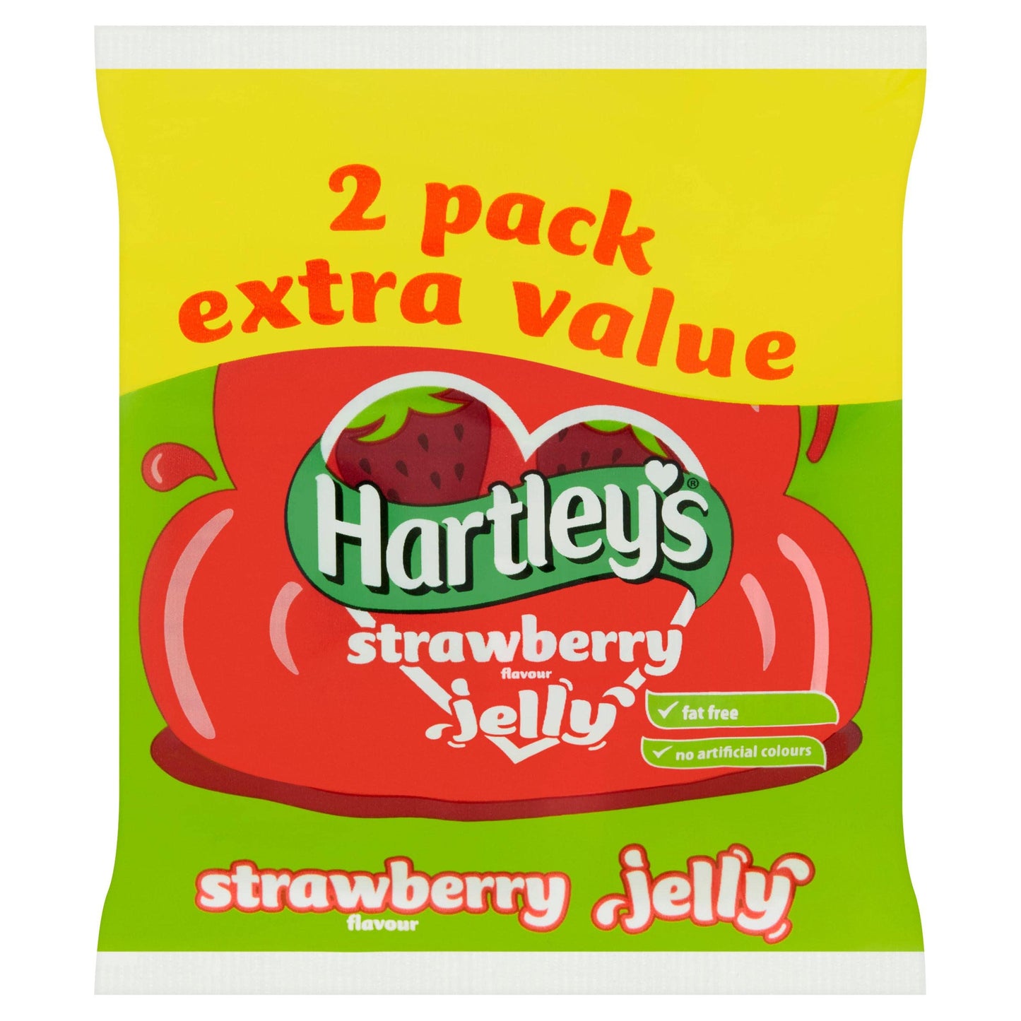 Hartley's Strawberry Flavour Jelly 2 x 135g
