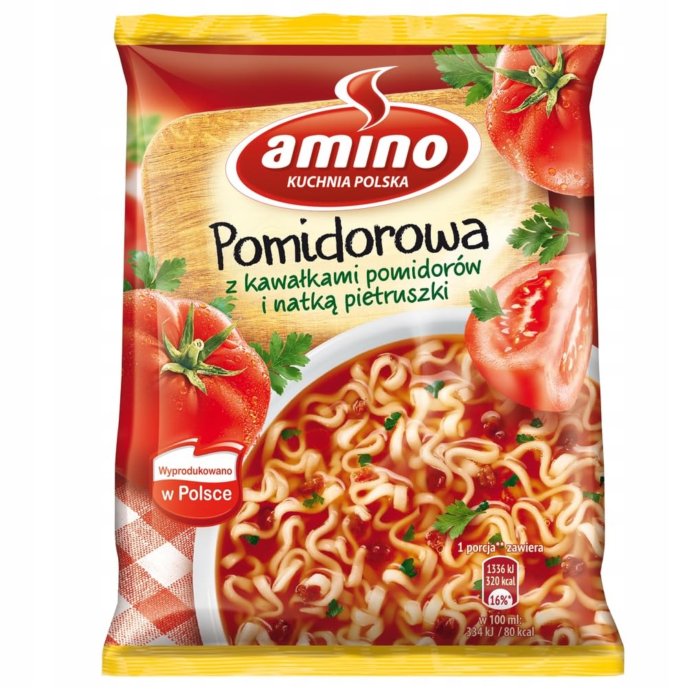 Amino Tomato Soup with Noodles, 61 g