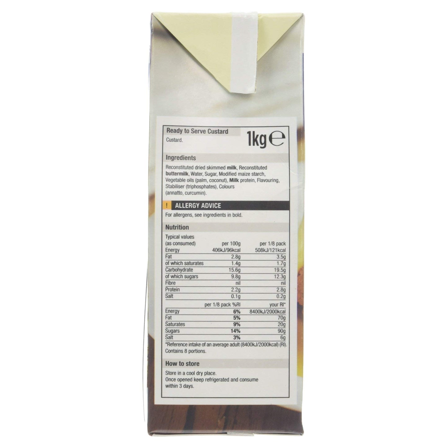 Morrisons Ready To Serve Custard, 1kg