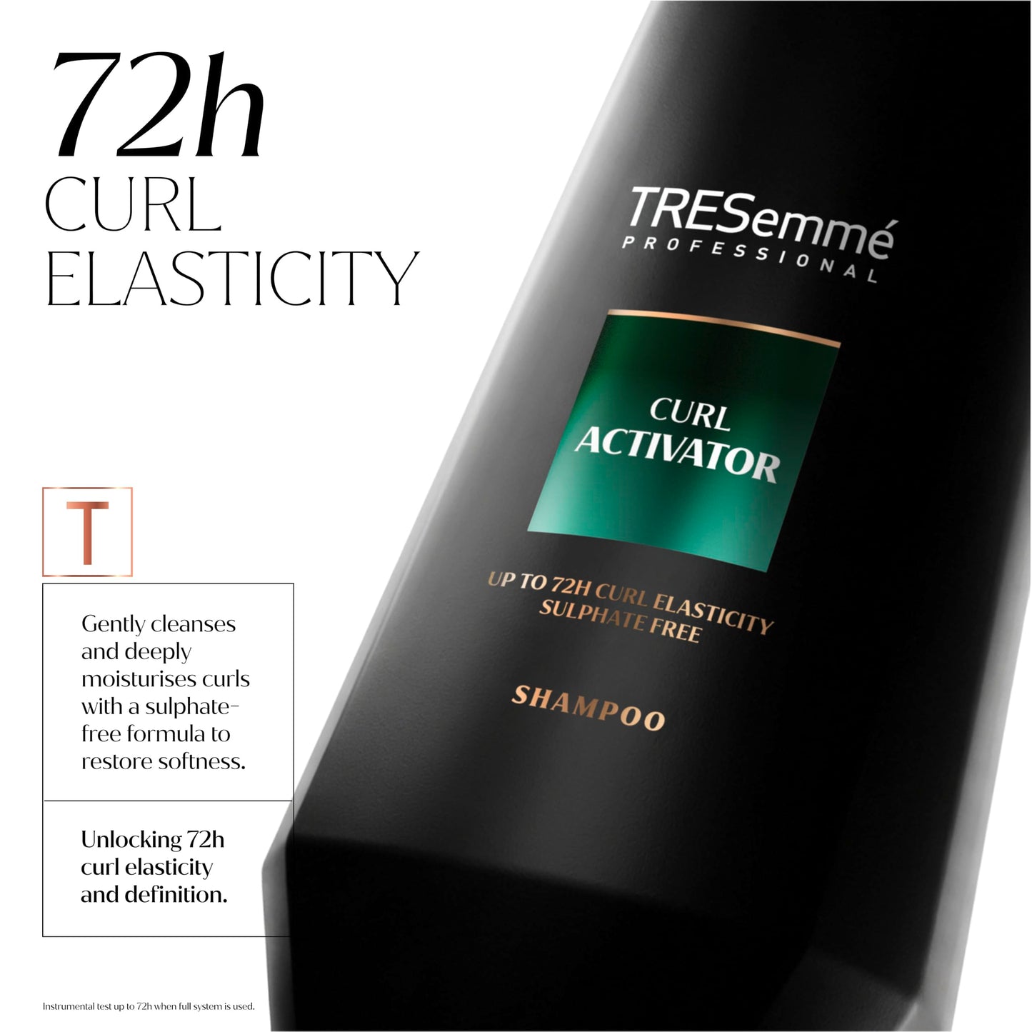 TRESemme Curl Activator Shampoo sulphate-free hair care for defined curls 250 ml