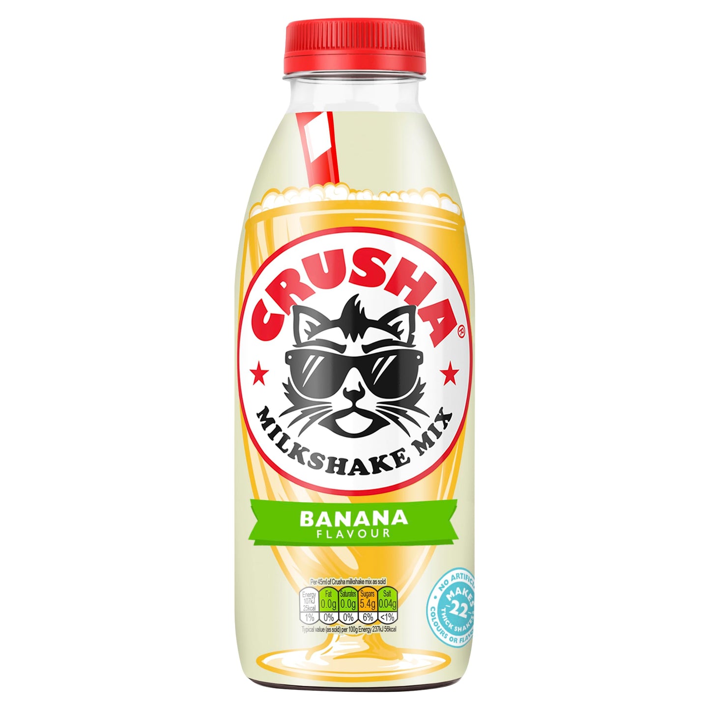 Crusha Milkshake Mix Banana Flavour 1 Litre