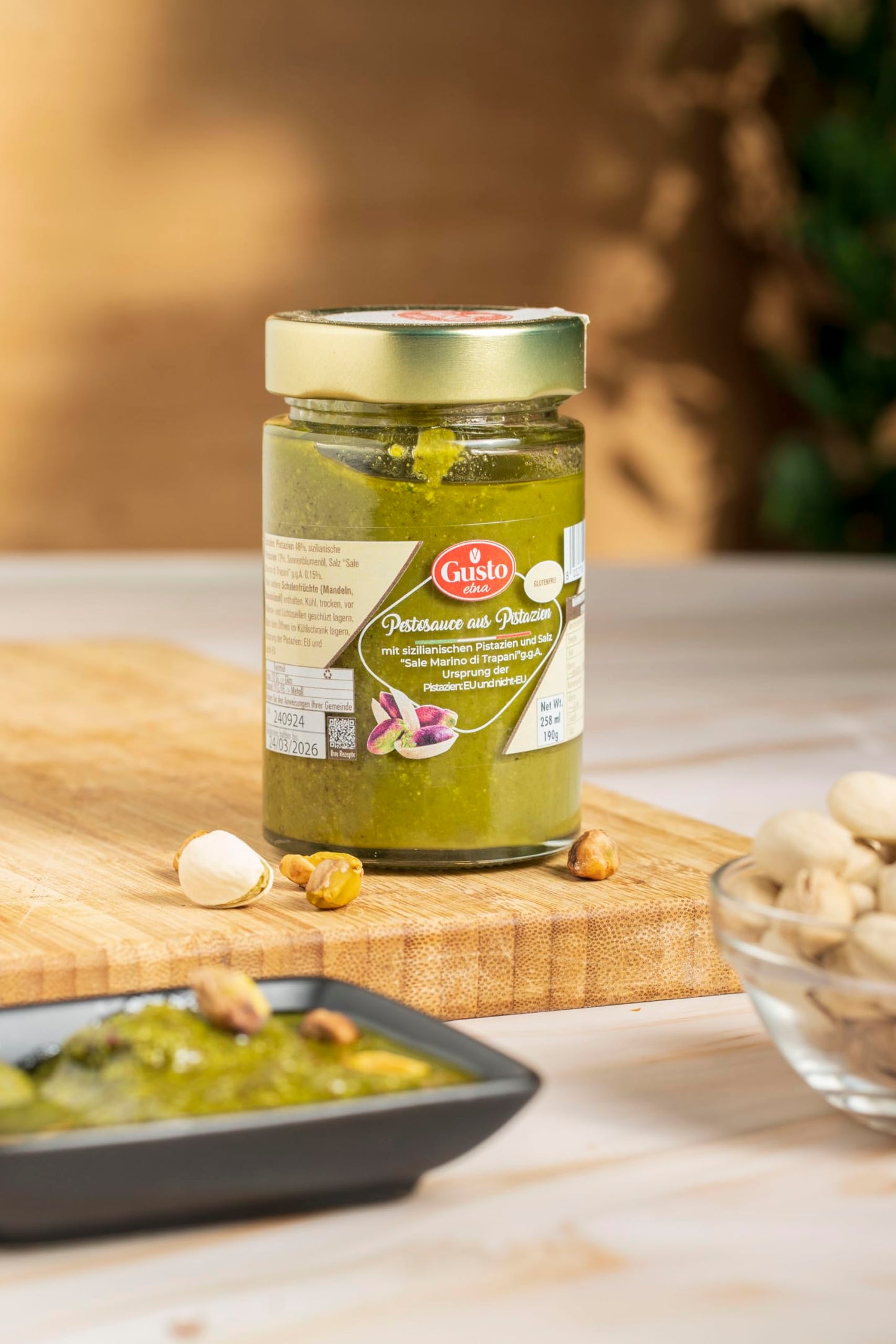 Pistachio Pesto 190g - Pesto di Pistacchi 19g