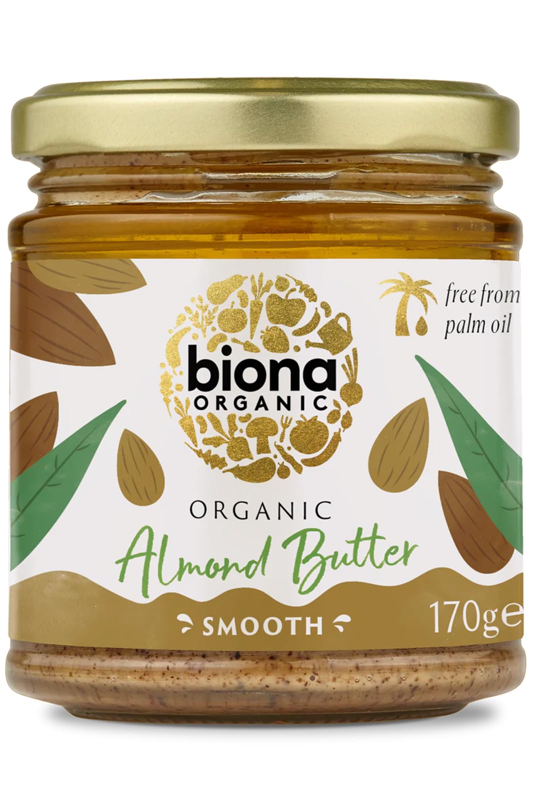 Biona Organic Smooth Almond Butter 170g