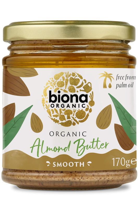 Biona Organic Smooth Almond Butter 170g