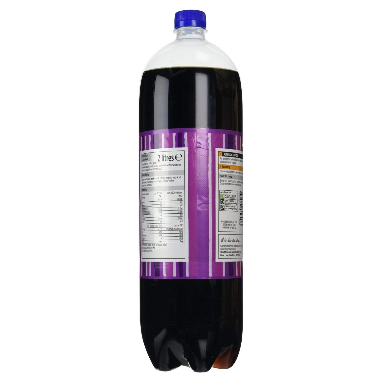 Morrisons No Added Sugar Dandelion & Burdock 2 Litre