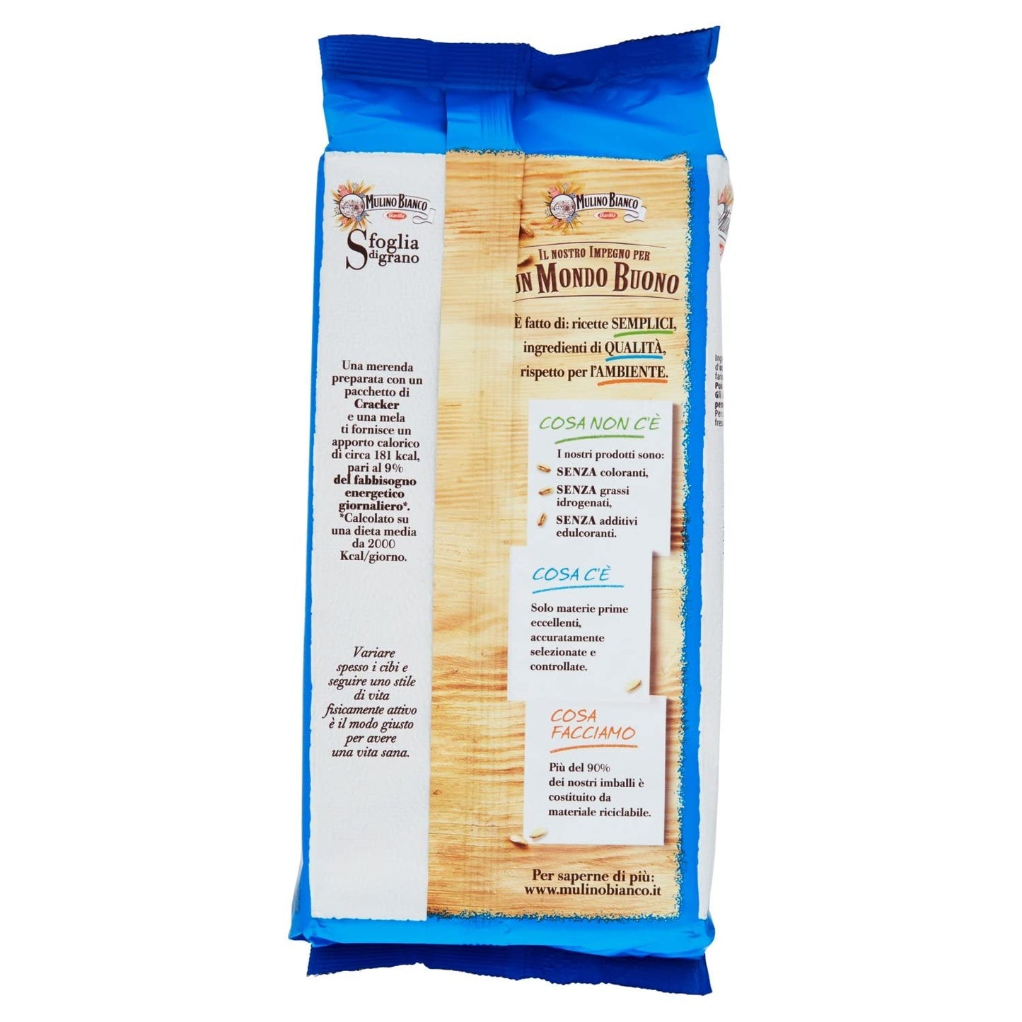 Mulino Bianco Barilla Crackers Cracker Non Salati Unsalted 500 g Italy