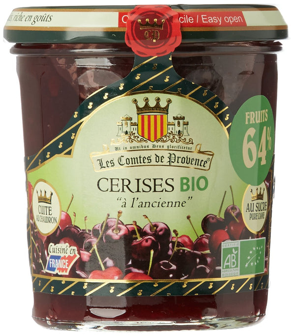 Comtes de Provence Confiture de Cerises Bio 350g