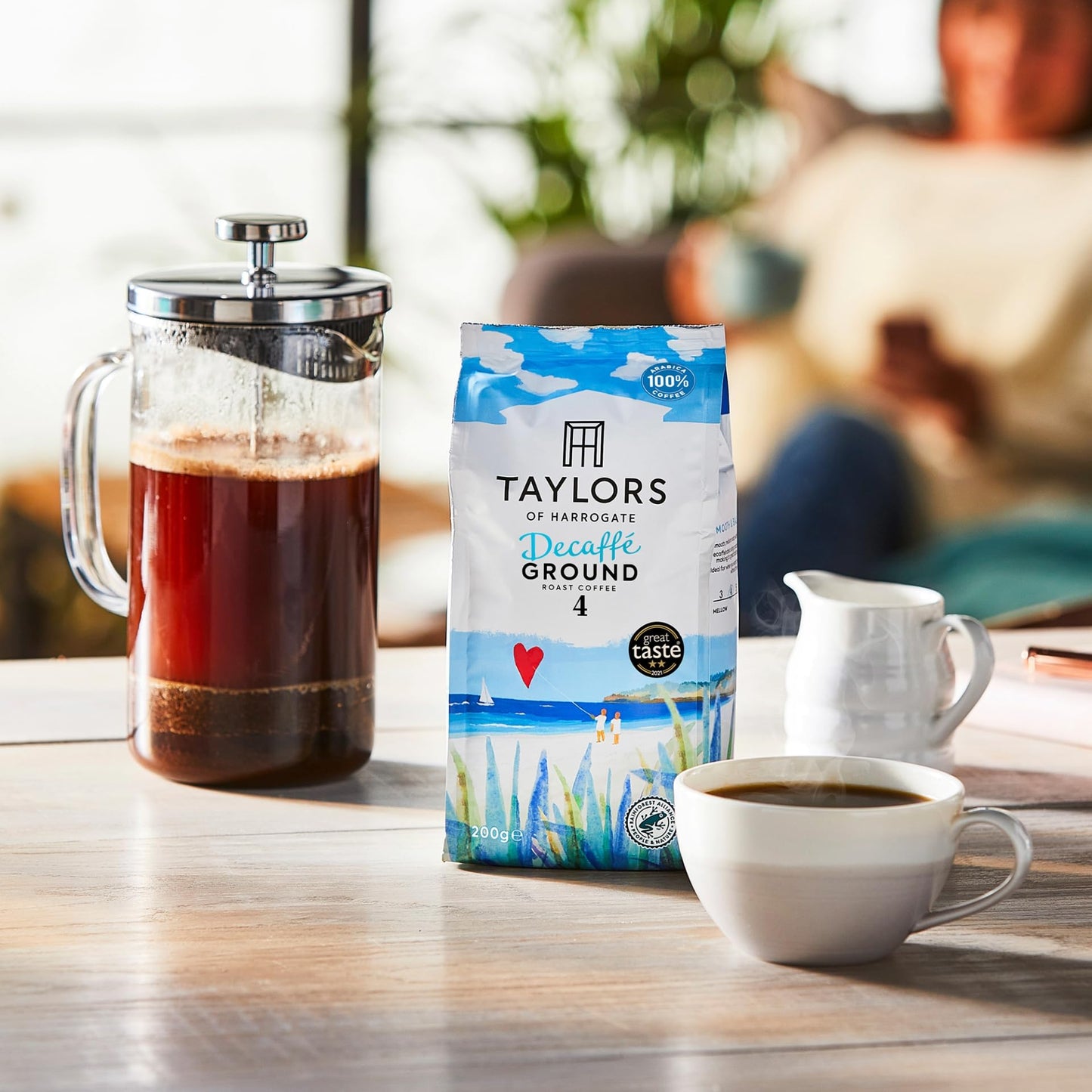 Taylors Decaffe Ground Coffee 200 g Bag