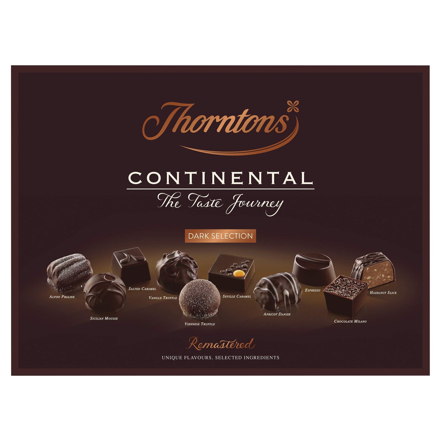 Thorntons Continental Dark Chocolate Selection, 284g