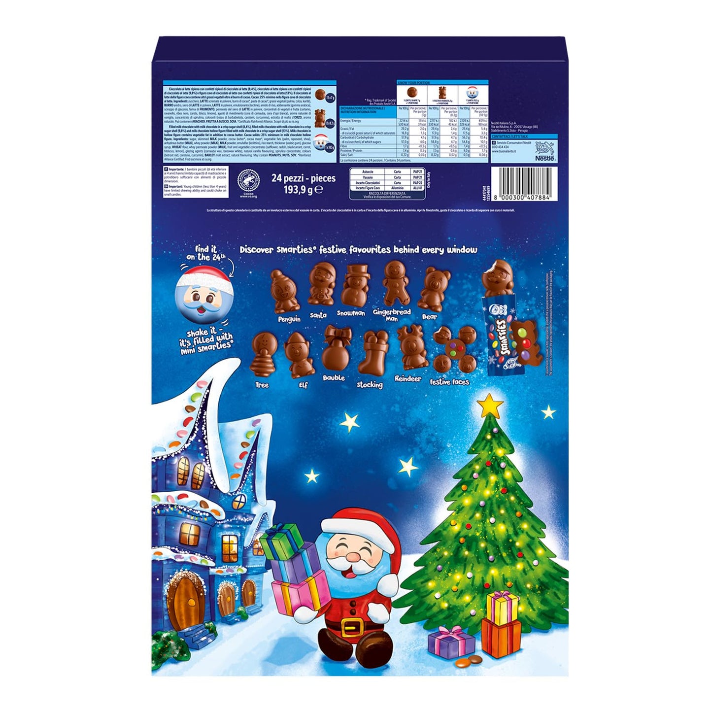 Smarties Advent Calendar | Christmas | Pack of 1