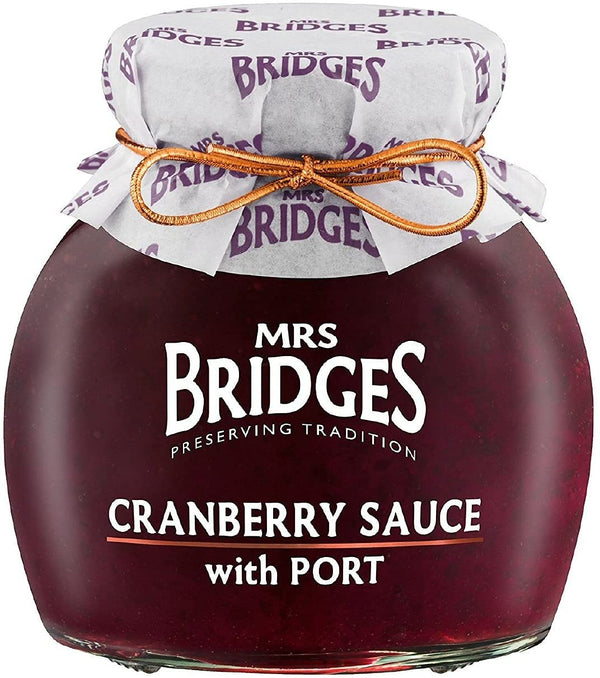 Mrs Bridges Cranberry Sauce with Port 340g