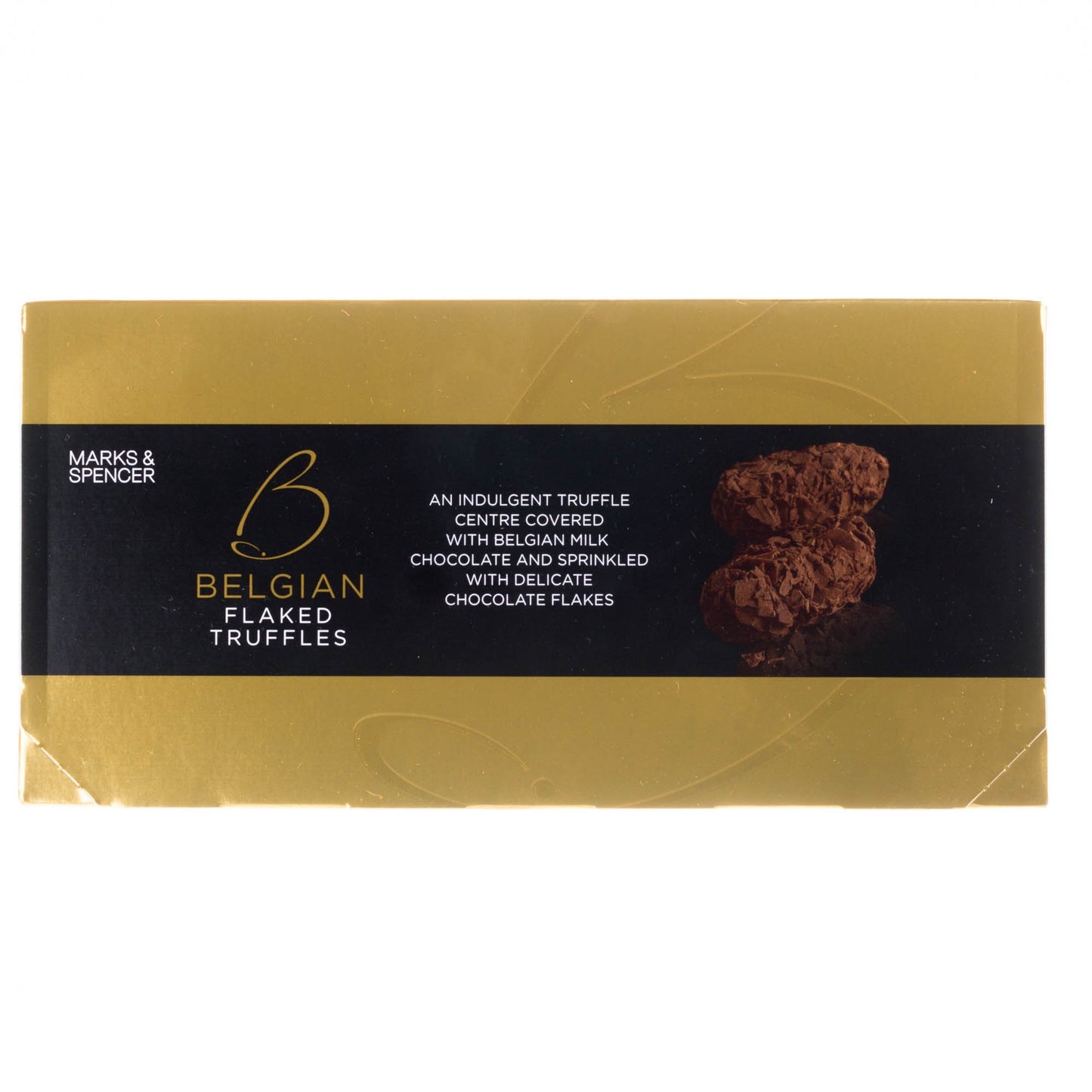 Marks & Spencer / M&S Belgian Flaked Truffles - An Indulgent Truffle Centre Covered with Belgian Milk Chocolate and Sprinkled with Chocolate Flakes Made in Belgium