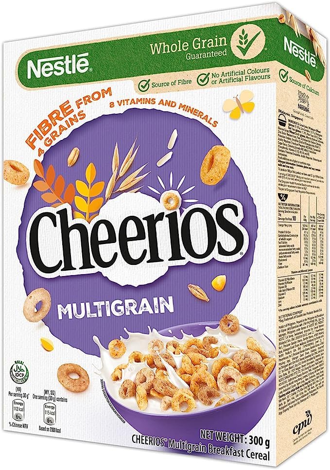 Nestle Cheerios Multigrain Cereal, 390g