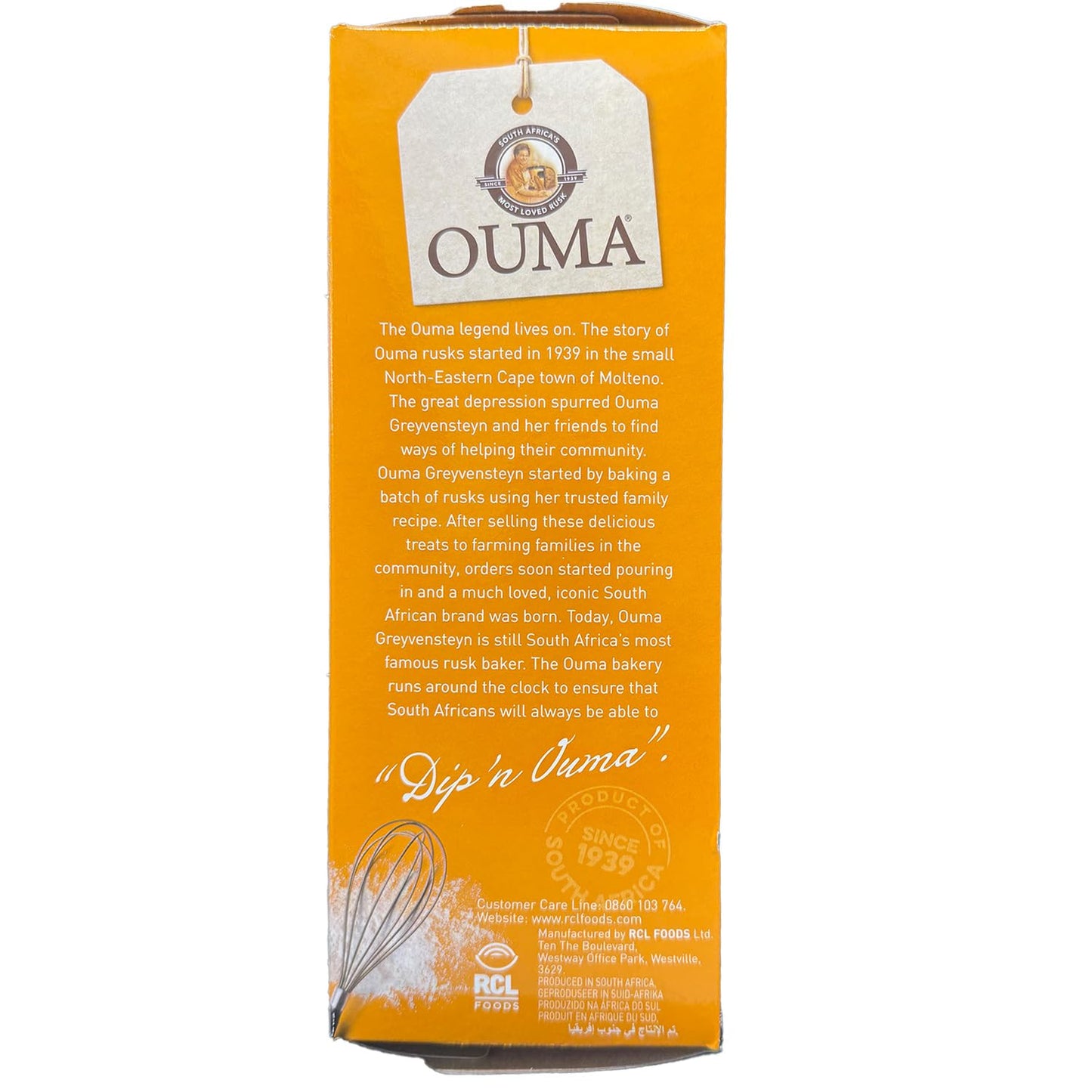 Ouma Buttermilk Rusks 500g