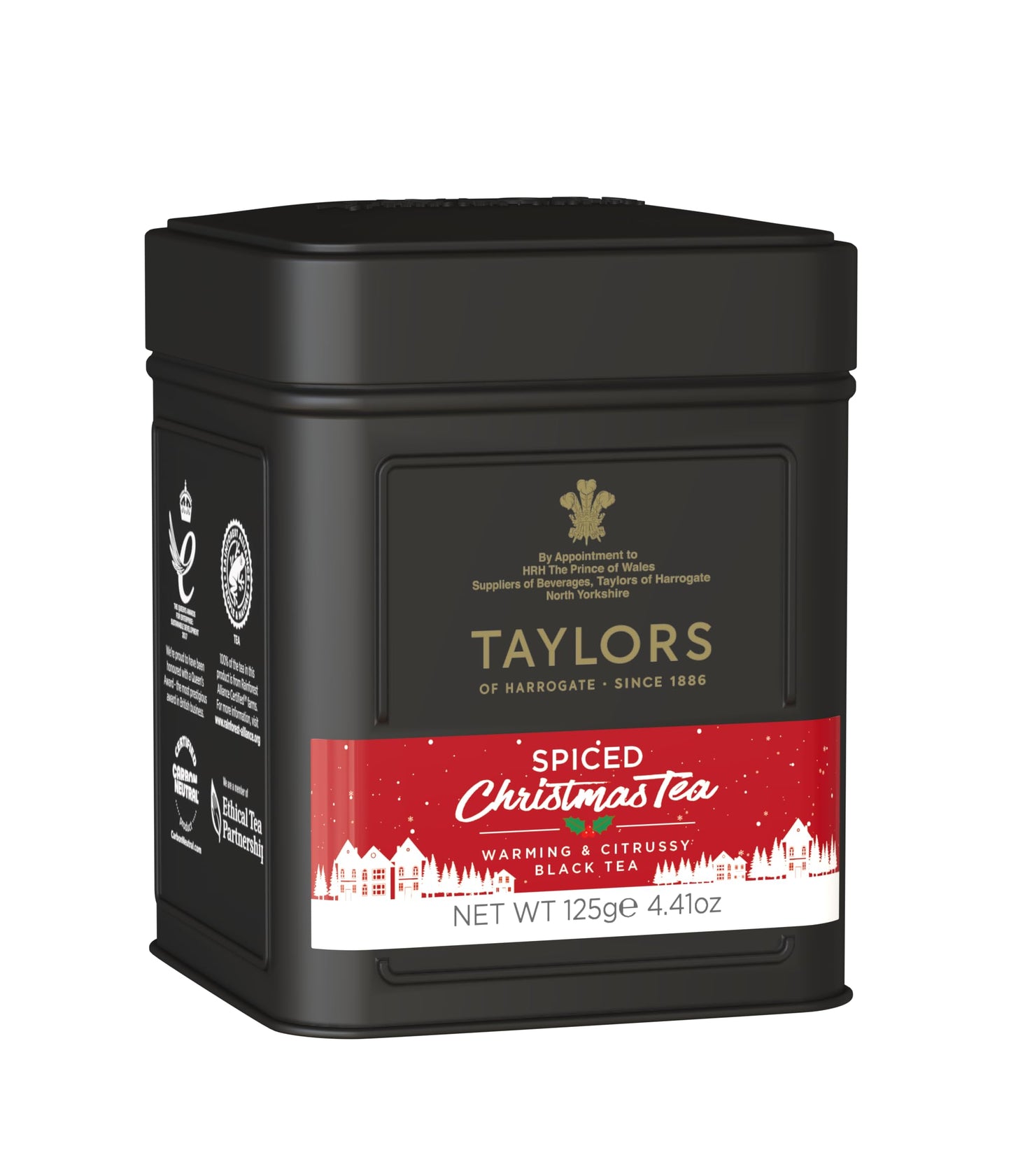 Taylors of Harrogate Taylors Spiced Christmas Tea Caddy, 125 g