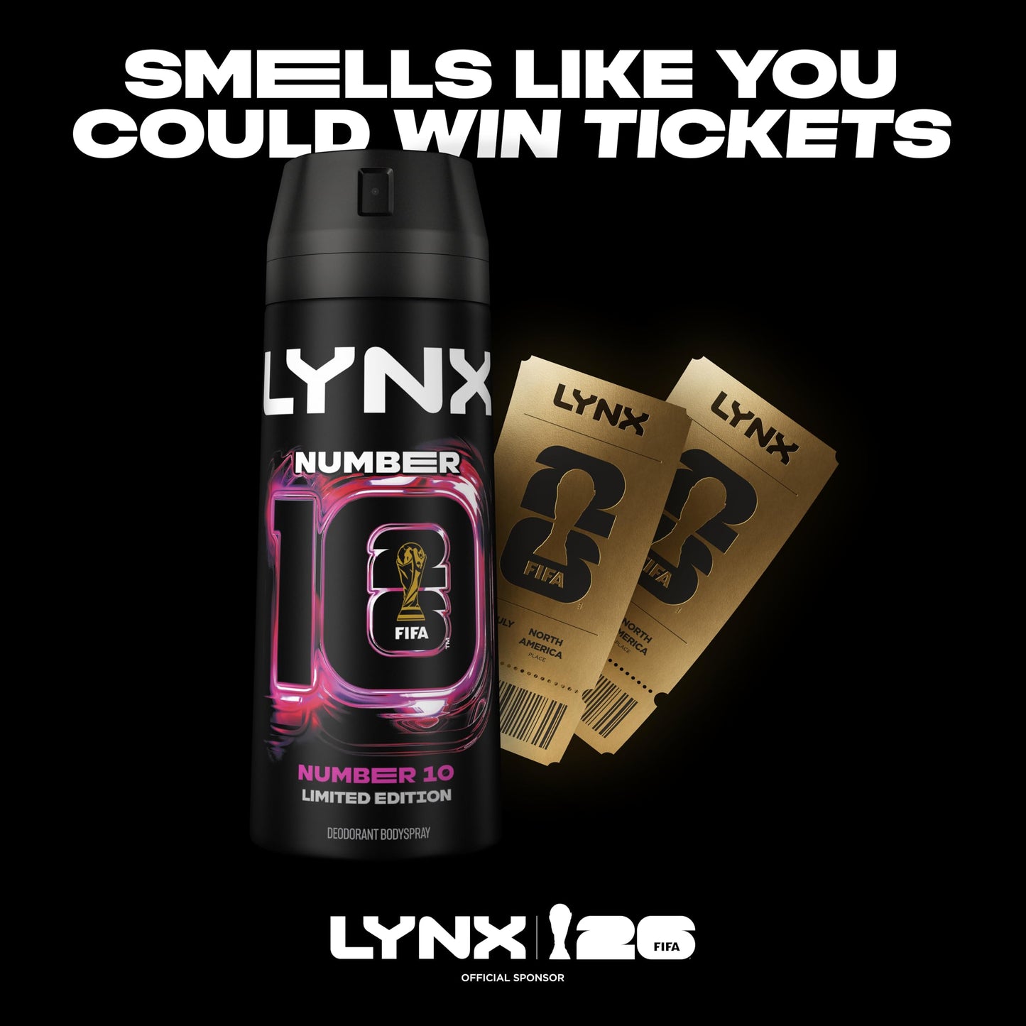 Lynx Limited Edition FIFA Number 10 Aerosol Body Spray 150 ml