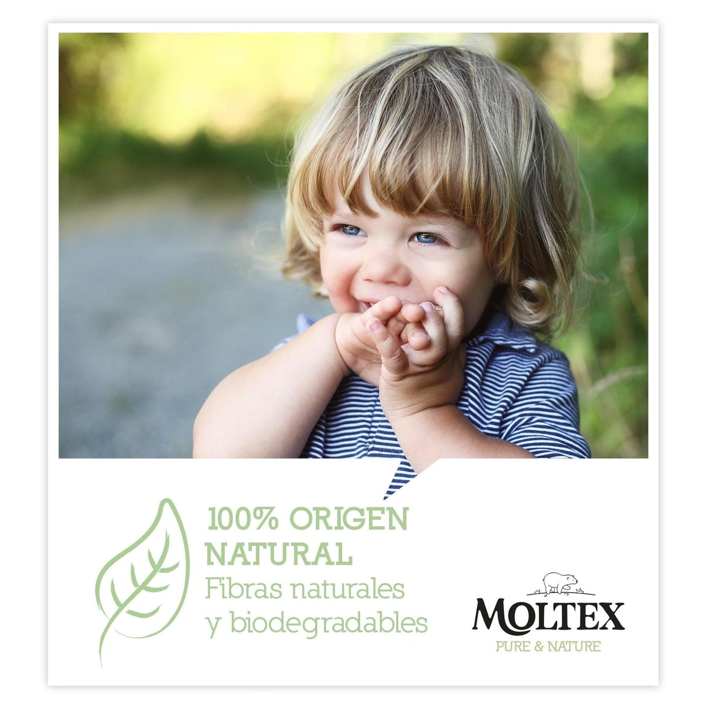 Moltex Pure & Nature Baby Wipes 60 units