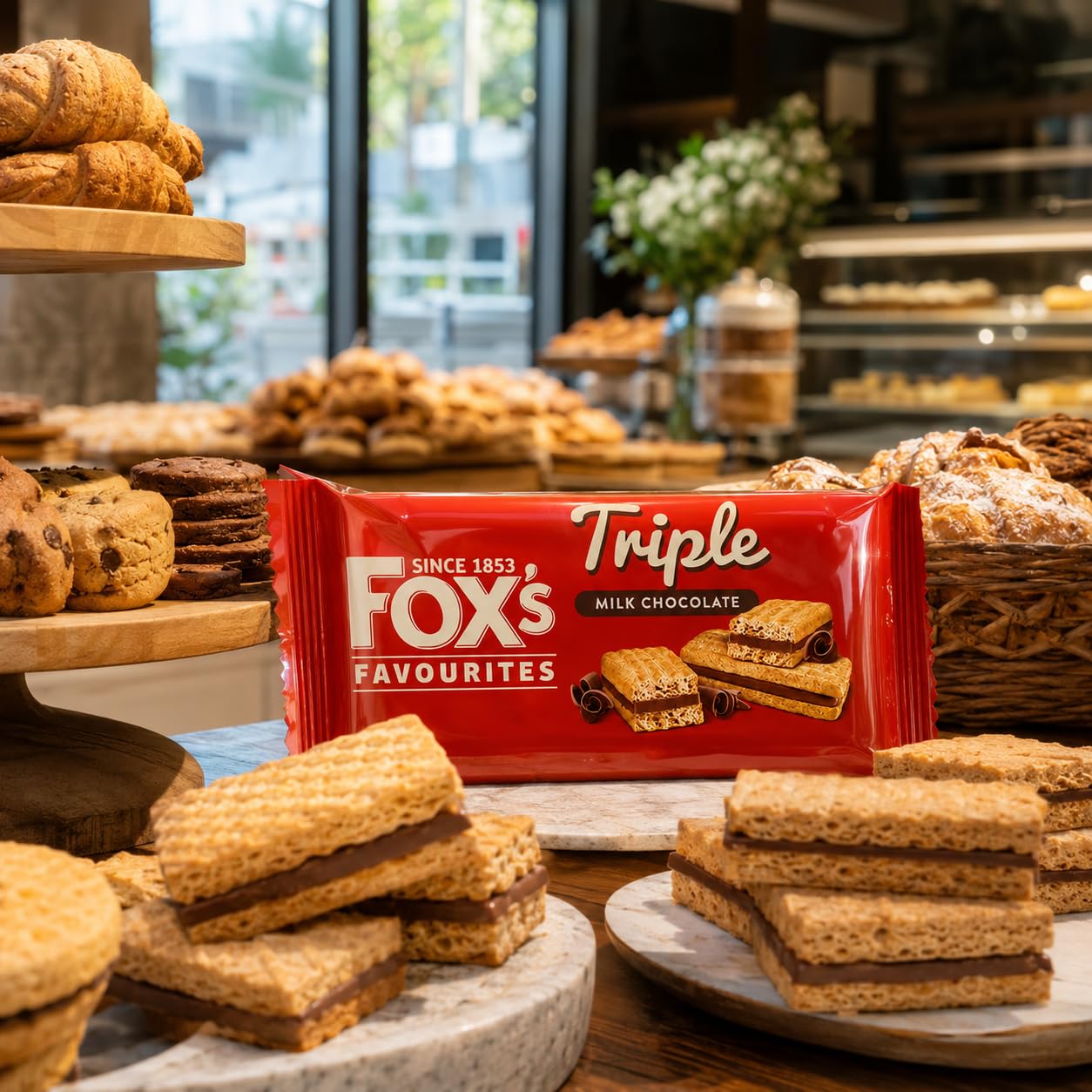 Fox's Favourites Triple Milk Chocolate Layered Biscuit Bar 7 x 19g (133g)