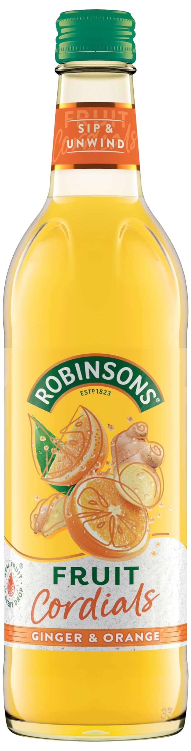 Robinsons Ginger & Orange Fruit Cordial 500ml