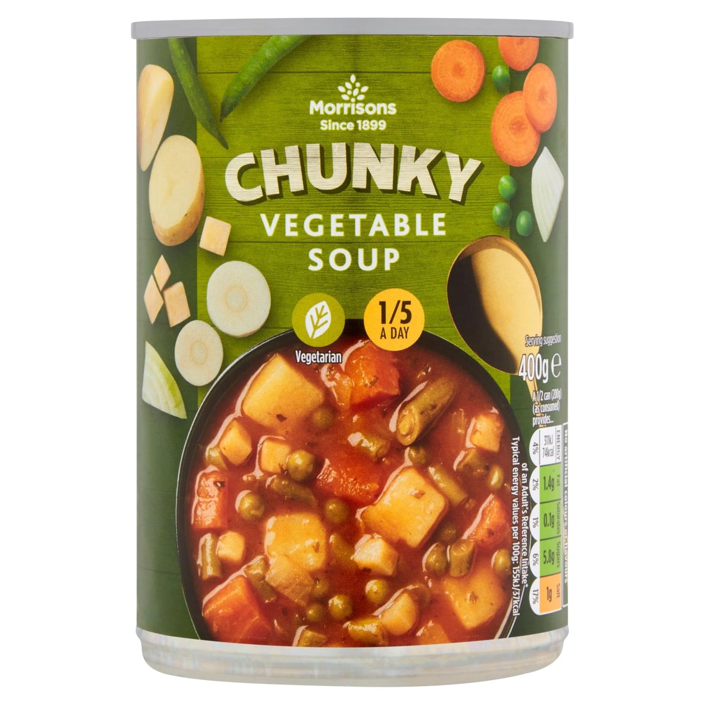 Morrisons Eat Smart Chunky Vegetable Soup, 400g