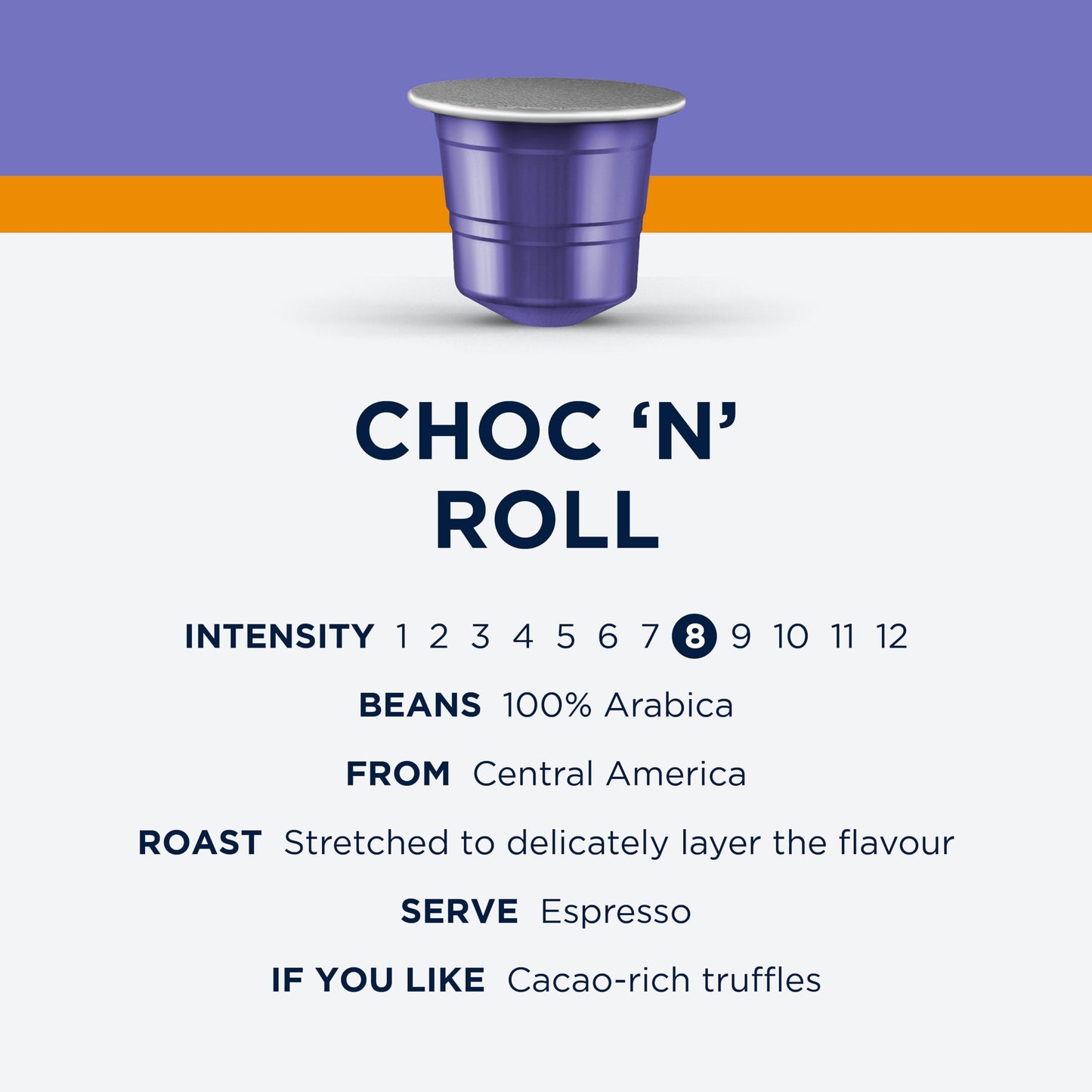 CafePod Flavoured Coffee Pods Nespresso Compatible Chocolate 10 Aluminium Capsules