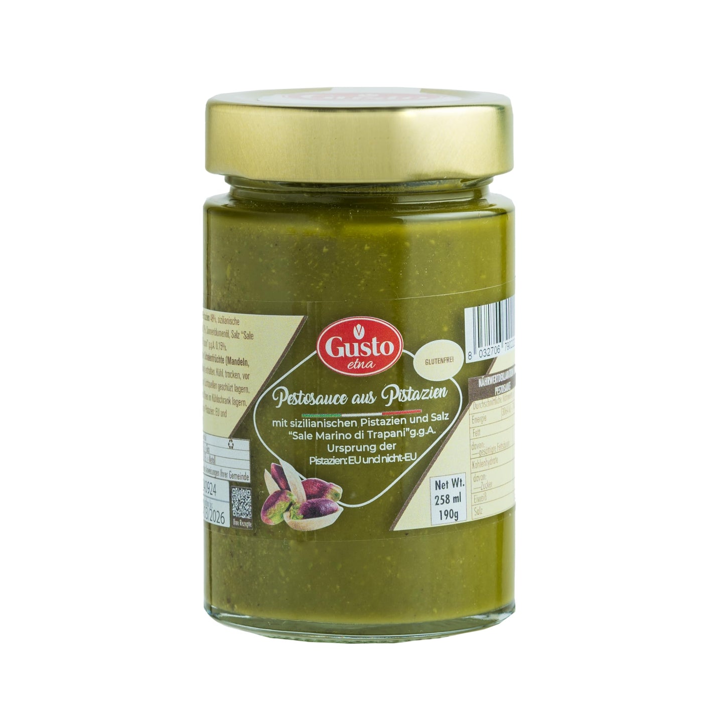 Pistachio Pesto 190g - Pesto di Pistacchi 19g