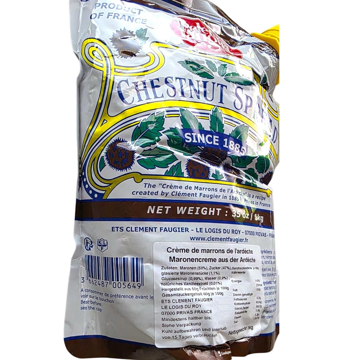 Clément Faugier Chestnut Spread  Pouch 1Kg