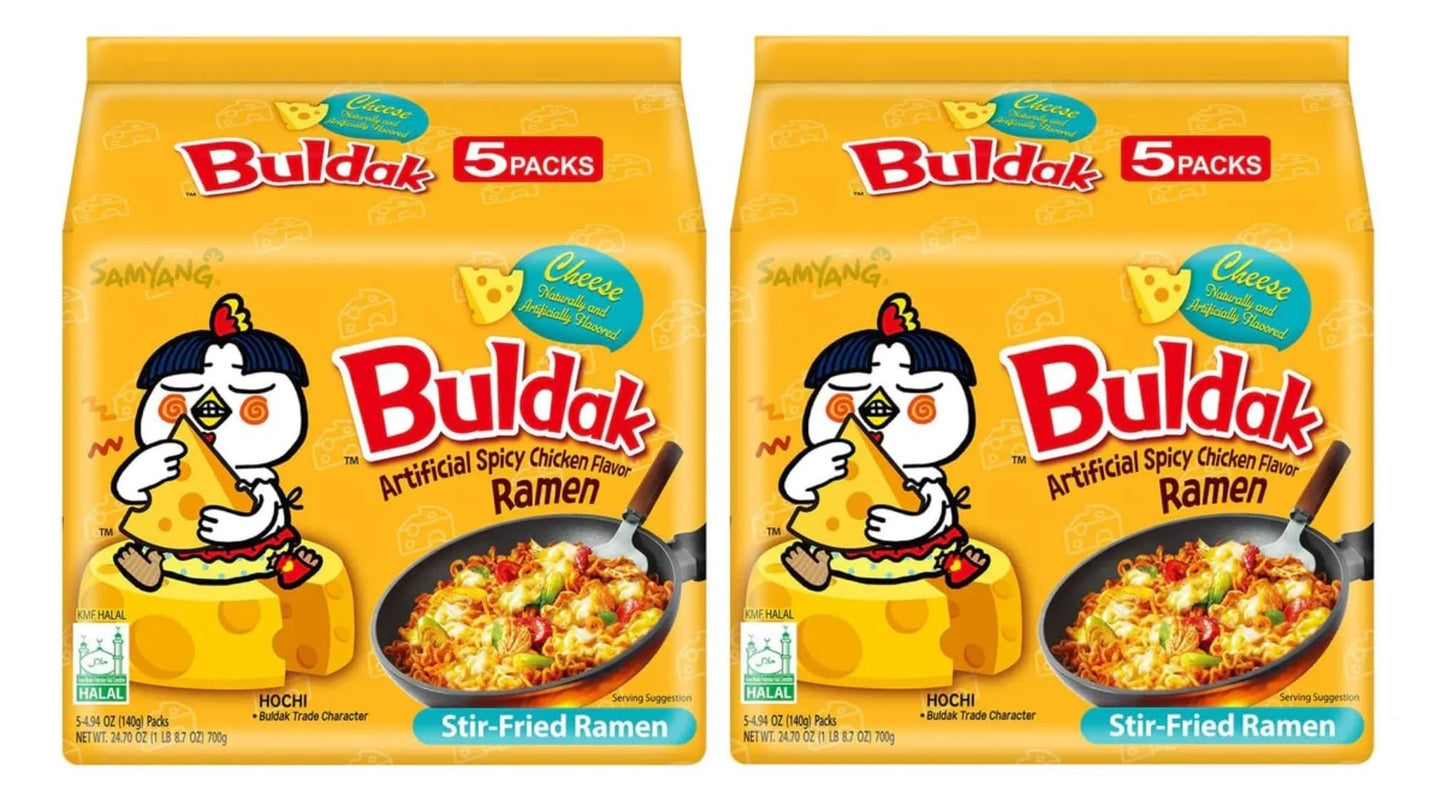 SAMYANG Hot Spicy Chicken Ramen Buldak Cheese 2 x 5 Pieces