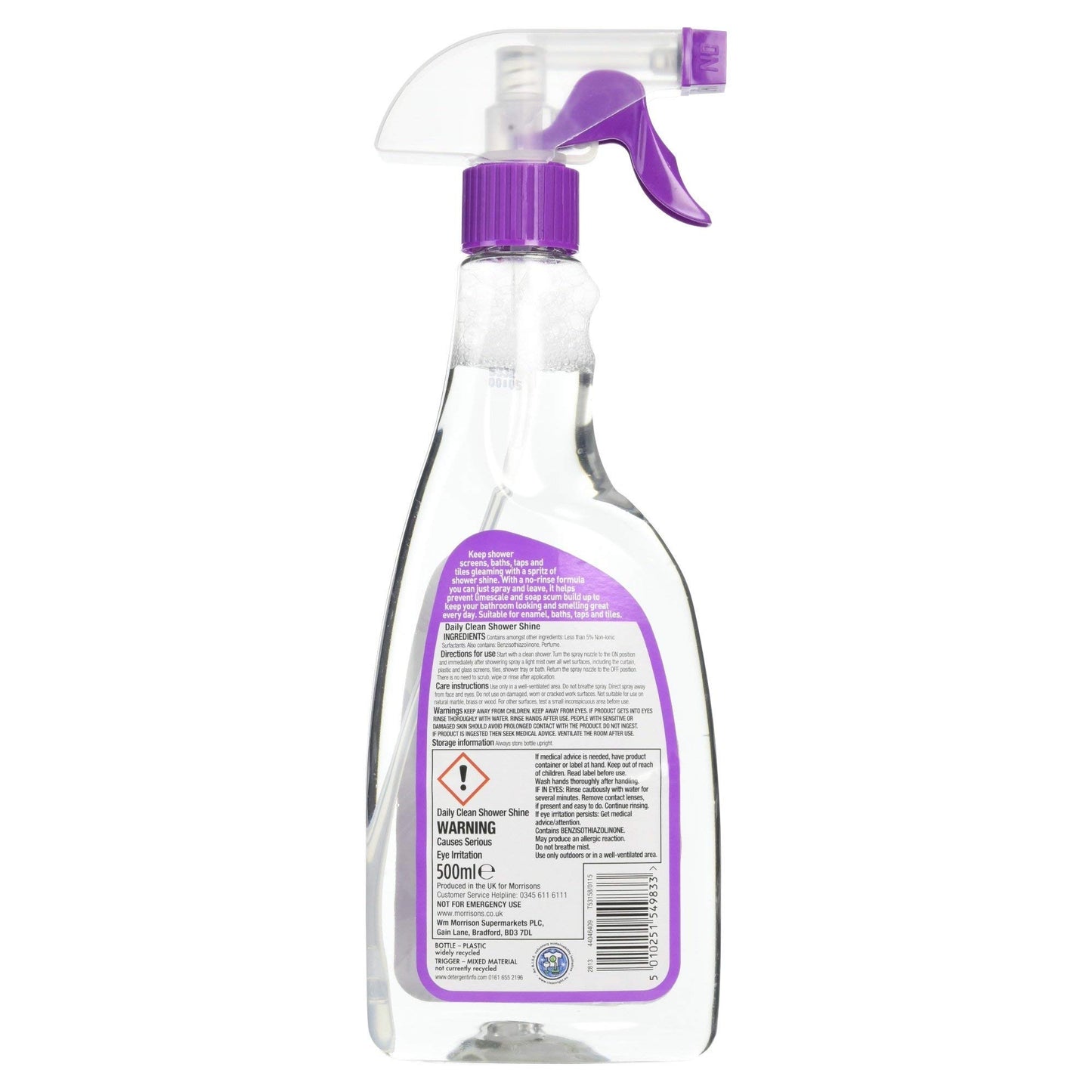 Morrisons Daily Clean Shower Shine Spray, 500ml