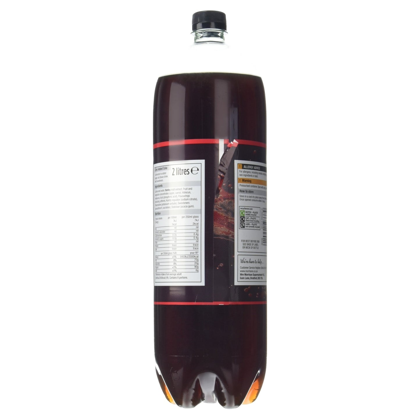 Morrisons No Added Sugar Zero Cola 2 litre
