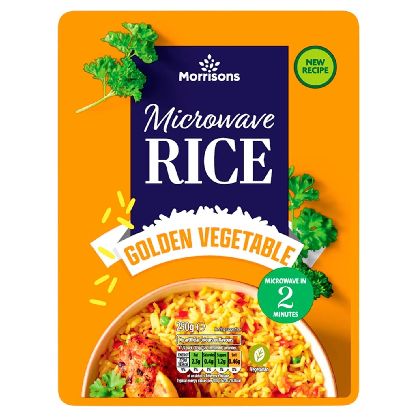 Morrisons Golden Vegetable Rice 250g