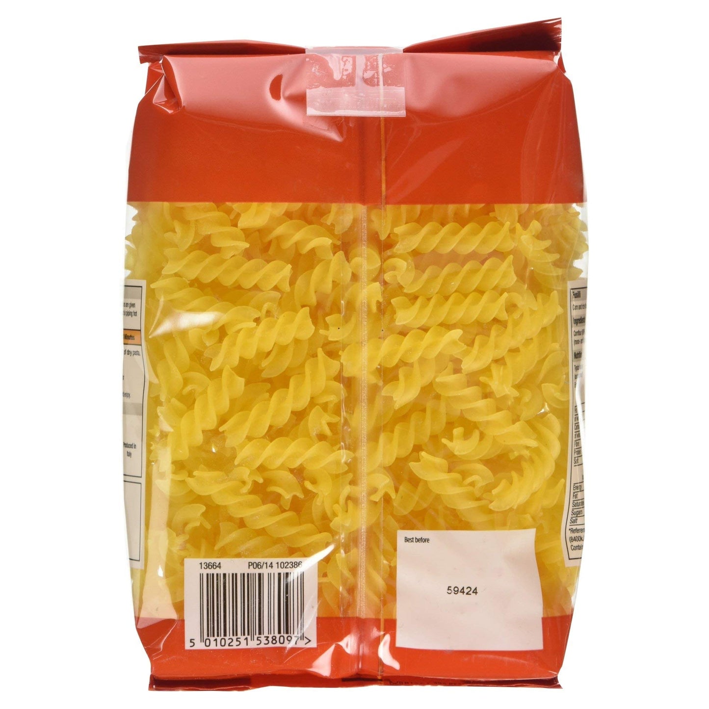 Morrisons Free From Fusilli Pasta 500g