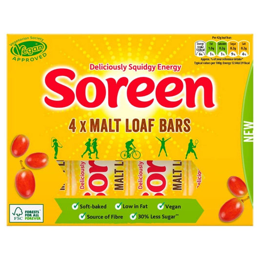 Soreen Malt Loaf Bar Multipack 4 x 42g