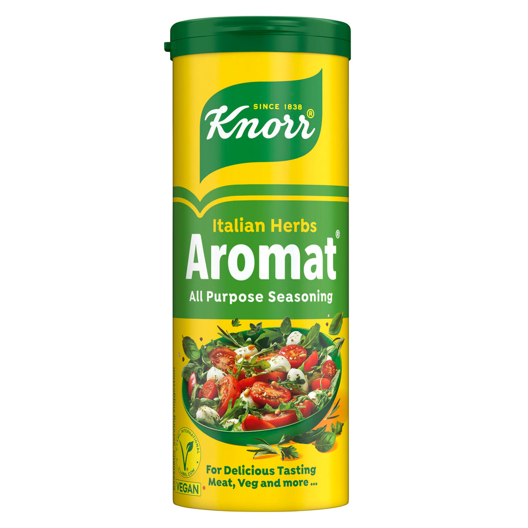 Knorr Aromat Italian Herbs All Purpose Seasoning seasoning mix free from artificial colours and preservatives for vegetables, rice, pasta or salads 60 g