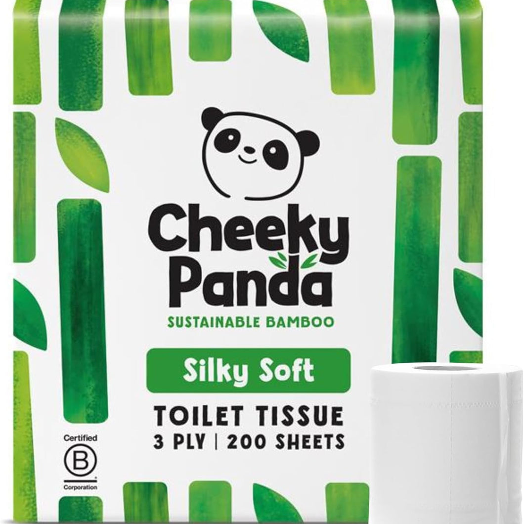 The Cheeky Panda Toilet Paper, 4 Rolls