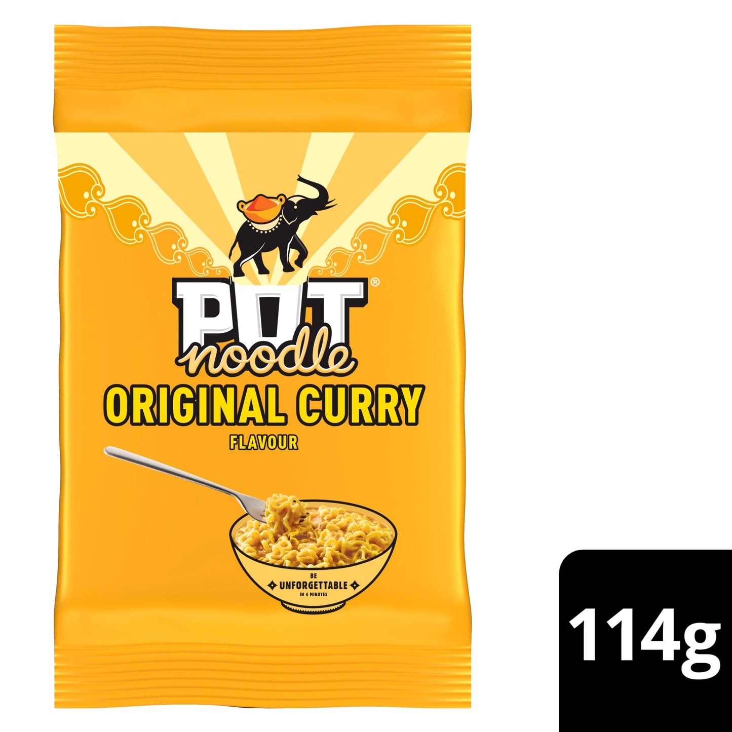 Pot Noodle Original Curry Instant Noodles Block 114 g