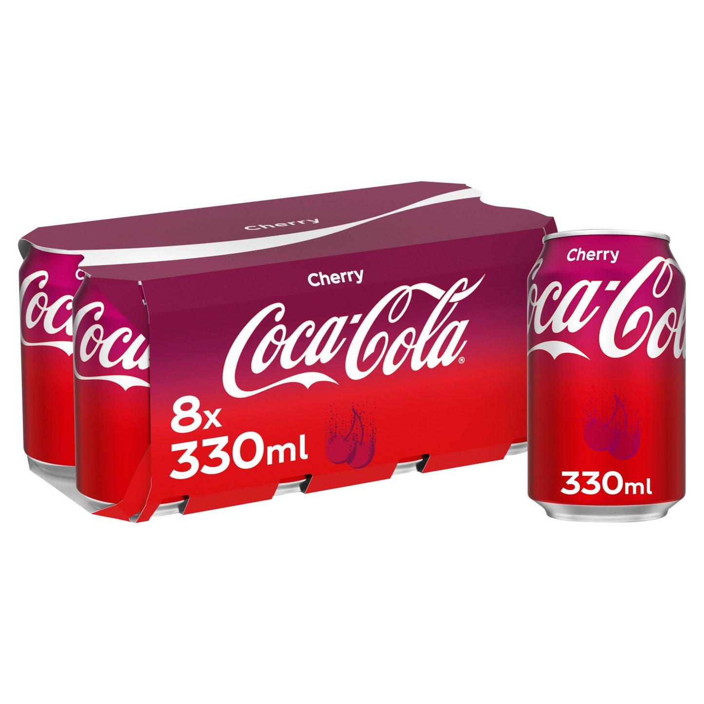 Coca-Cola Cherry, 8 x 330ml