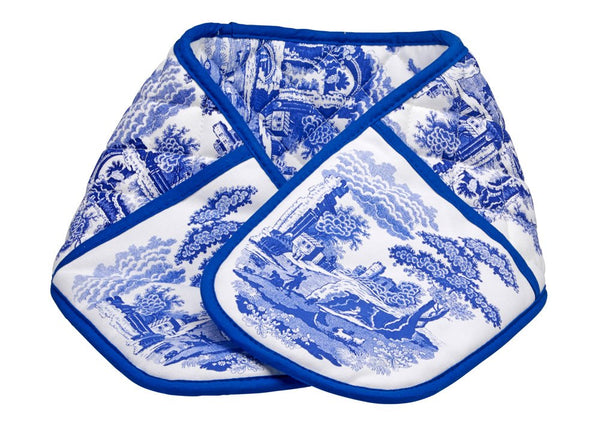 Spode Blue Italian Double Oven Glove