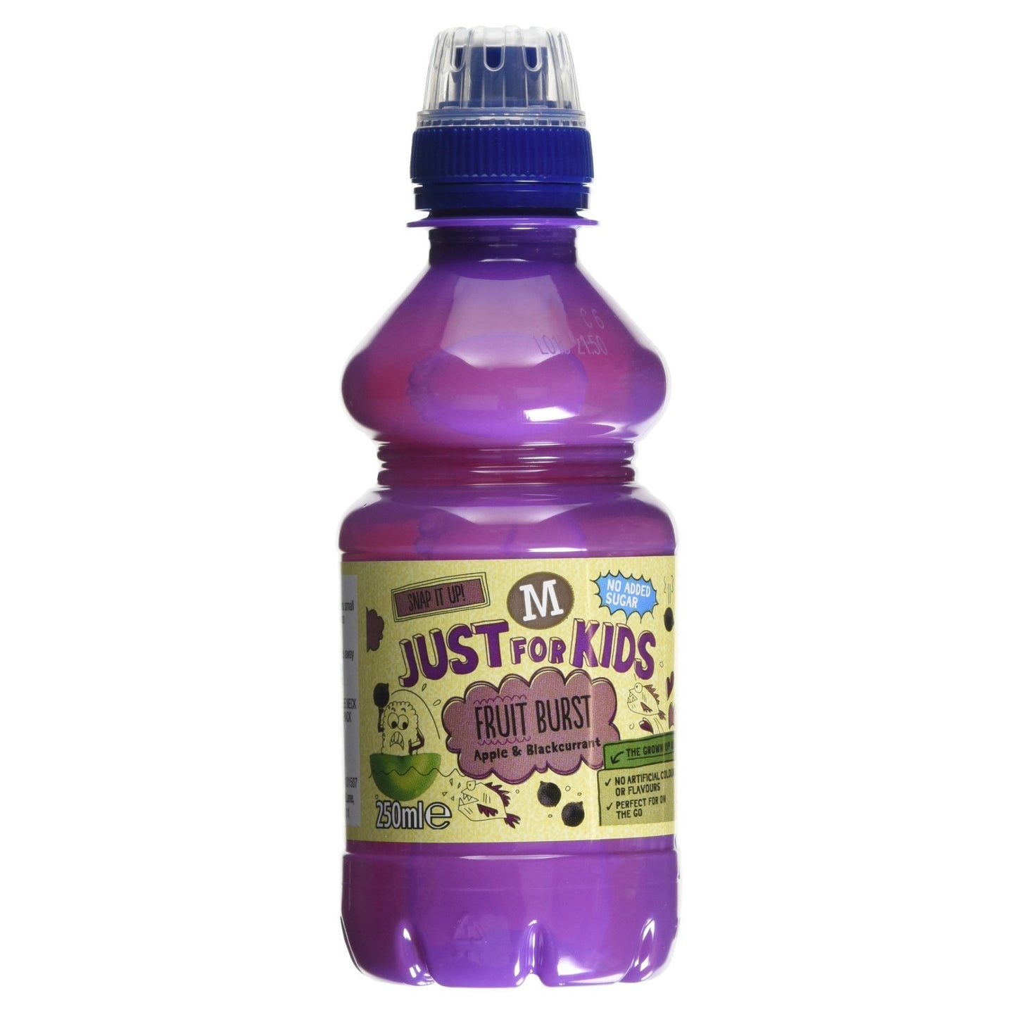 Morrisons Fruit Burst Apple & Blackcurrant, 4 x 250ml