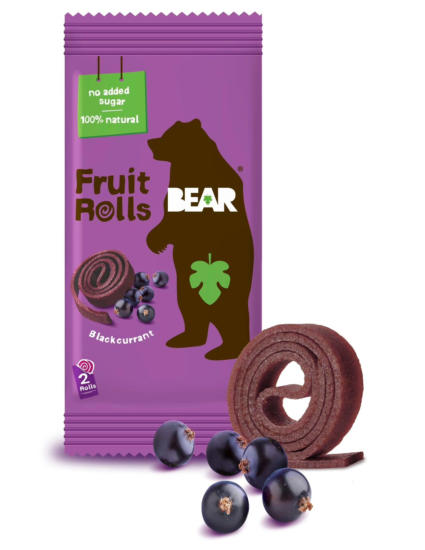 BEAR Yoyo Pure Multipack Blackcurrant Fruit Rolls, 20 g