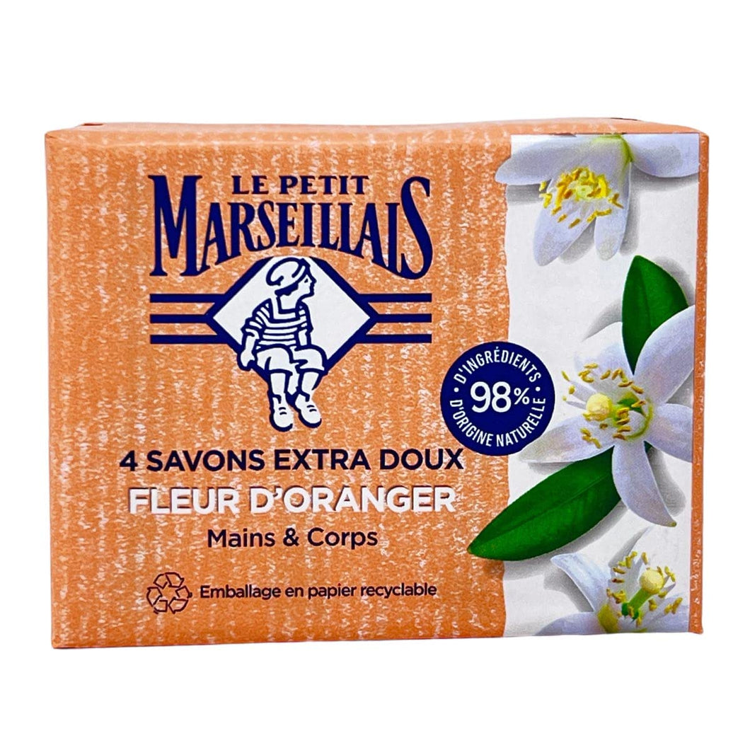 Le Petit Marseillais, Orange Blossom Extra Sweet Soaps (4 x 100g)